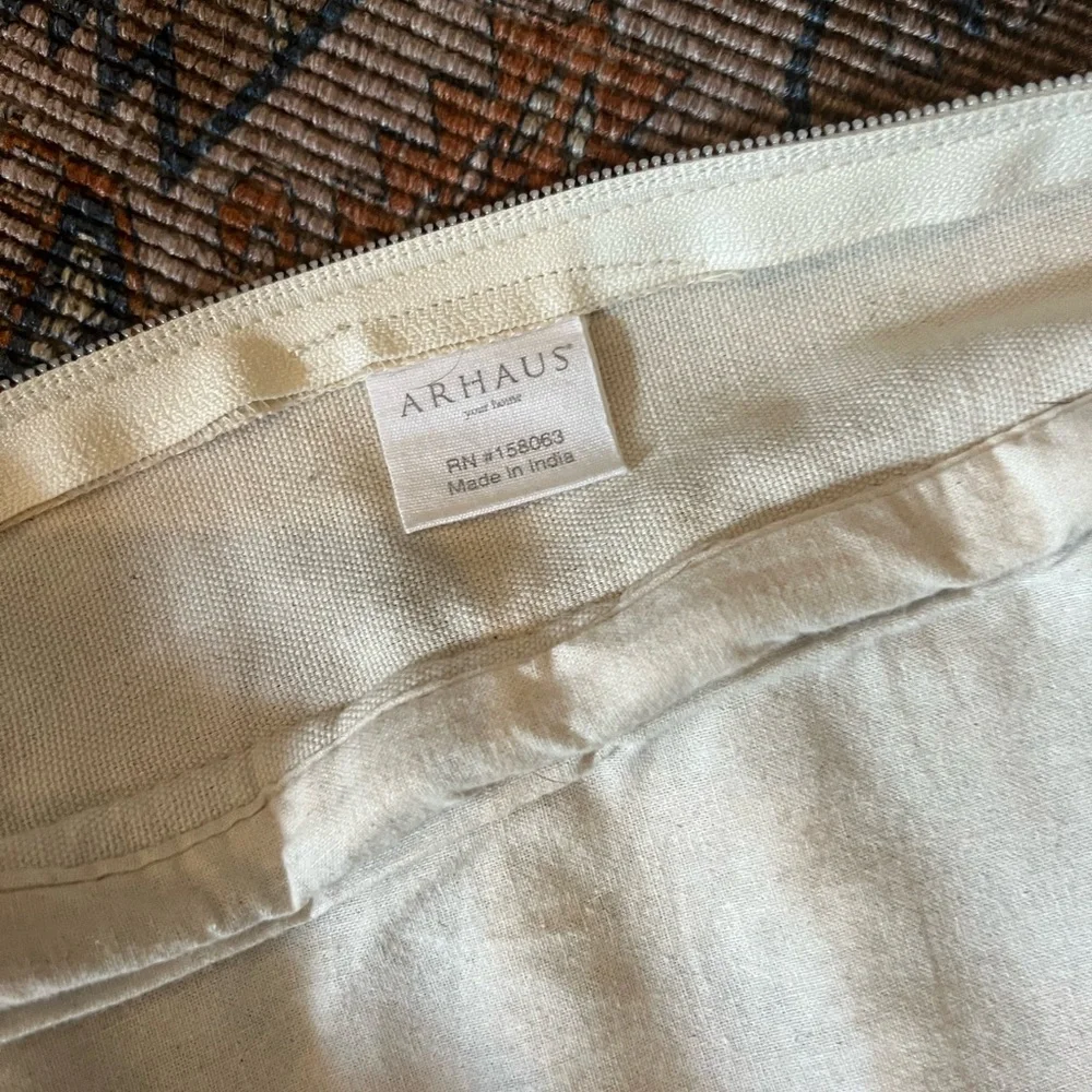 Arhaus Bohemian Decorative Pillow Set - Gray and Blue
